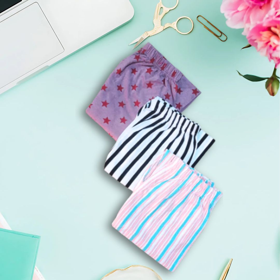 Pack Of Three Soft Cotton Pajama For Woman Set 101